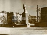 Проспект Мира. Памятник В. И. Ленину. 1965 год.